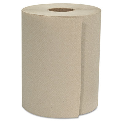 GEN Hardwound Roll Towels, 1-Ply, Natural, 8