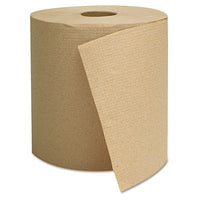 GEN Hardwound Towel, Brown, 1-Ply, Brown, 800ft, 6 Rolls/Carton Towels & Wipes-Hardwound Paper Towel Roll - Office Ready