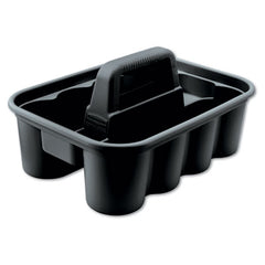 Rubbermaid® Commercial Deluxe Carry Caddy, Eight Compartments, 15 x 7.4, Black