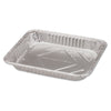 Handi-Foil of America® Aluminum Steam Table Pans, Half-Size Shallow, 1.69" Deep, 10.38 x 12.75, 100/Carton Steam Table Food Pans - Office Ready
