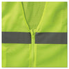 ergodyne® GloWear® 8210Z Class 2 Economy Vest, Polyester Mesh, Large to X-Large, Lime Safety Vests - Office Ready