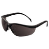 MCR™ Safety Klondike® Safety Glasses, Matte Black Frame, Gray Lens, 12/Box Safety Glasses-Wraparound - Office Ready