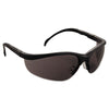 MCR™ Safety Klondike® Safety Glasses, Matte Black Frame, Gray Lens, 12/Box Safety Glasses-Wraparound - Office Ready