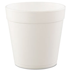 Dart® Foam Container, 32 oz, White, 25/Bag, 20 Bags/Carton