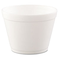 Dart® Foam Container,16 oz, White, 25/Bag, 20 Bags/Carton Food Containers-Takeout Bowl/Base, Foam - Office Ready