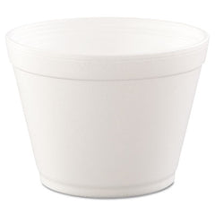 Dart® Foam Container,16 oz, White, 25/Bag, 20 Bags/Carton