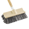 Boardwalk® Dual-Surface Vehicle Brush, 10" Brush, Brown Plastic Handle Cleaning Brushes-Scrub - Office Ready