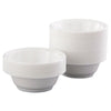 Dart® Famous Service® Impact Plastic Dinnerware, Bowl, 12 oz, White, 125/Pack, 8 Packs/Carton Bowls, Plastic - Office Ready