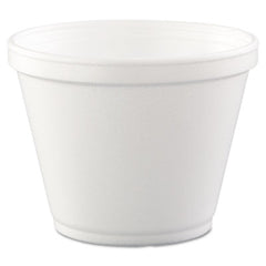 Dart® Foam Container, 12 oz, White, 25/Bag, 20 Bags/Carton