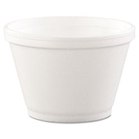 Dart® Foam Container, 6 oz, White, 50/Bag, 20 Bags/Carton Food Containers-Takeout Bowl/Base, Foam - Office Ready