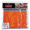 ergodyne® GloWear® 8210Z Class 2 Economy Safety Vest, Polyester Mesh, Zipper Closure, Large to X-Large, Orange Apparel-Safety Vest - Office Ready