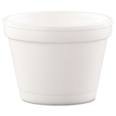 Dart® Foam Container, 4 oz, White, 1,000/Carton
