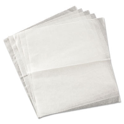 Interfolded Food and Deli Dry Wrap Wax Paper Sheets with Dispenser Box - 8 x 10.75 / 6000 ct