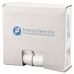 Inteplast Group Low-Density Commercial Can Liners, 16 gal, 0.35 mil, 24" x 33", Clear, 1,000/Carton