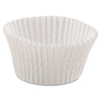 Hoffmaster® Fluted Bake Cups, 4.5 Diameter x 1.25 h, White, Paper, 500/Pack, 20 Packs/Carton Bakery Food Containers - Office Ready