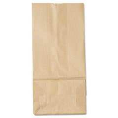 General Grocery Paper Bags, 35 lbs Capacity, #5, 5.25"w x 3.44"d x 10.94"h, Kraft, 500 Bags