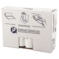 Inteplast Group High-Density Interleaved Commercial Can Liners, 45 gal, 16 microns, 40