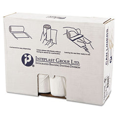 Inteplast Group High-Density Interleaved Commercial Can Liners, 45 gal, 16 microns, 40" x 48", Clear, 250/Carton