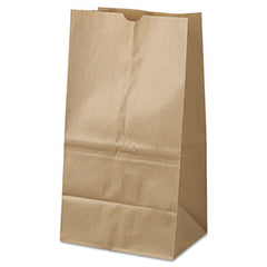 General Grocery Paper Bags, 40 lbs Capacity, #25 Squat, 8.25"w x 6.13"d x 15.88"h, Kraft, 500 Bags
