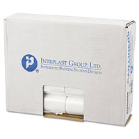 Inteplast Group High-Density Commercial Can Liners, 10 gal, 6 microns, 24