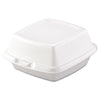 Dart® Foam Hinged Lid Containers, 6 x 5.78 x 3, White, 500/Carton Food Containers-Takeout Clamshell, Foam - Office Ready