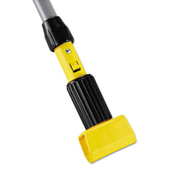 Rubbermaid® Commercial Gripper® Mop Handle, 1" dia x 54", Black/Yellow