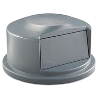 Rubbermaid® Commercial Round Brute® Dome Top, Push Door for 44 gal Containers, 24.81