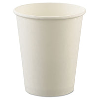 Dart® Uncoated Paper Cups, Hot Drink, 8 oz, White, 1,000/Carton Cups-Hot Drink, Paper - Office Ready