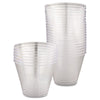 WNA Comet™ Smooth Wall Tumblers, 9 oz, Clear, Squat, 25/Pack, 20 Packs/Carton Cold Drink Cups, Plastic - Office Ready