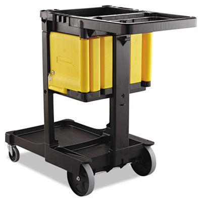 Rubbermaid High Capacity Cleaning Cart - RCP9T7200BK 