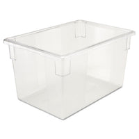 Rubbermaid® Commercial Food/Tote Boxes, 21.5 gal, 26 x 18 x 15, Clear, Plastic Storage Food Containers - Office Ready
