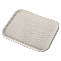 Chinet® Savaday® Molded Fiber Food Trays, 1-Compartment, 14 x 18, White, 100/Carton