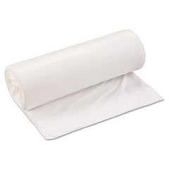 Inteplast Group Low-Density Commercial Can Liners, 33 gal, 0.8 mil, 33" x 39", White, 150/Carton