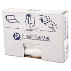 Inteplast Group High-Density Commercial Can Liners Value Pack, 30 gal, 11 microns, 30" x 36", Clear, 500/Carton