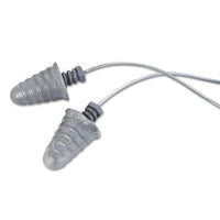 3M™ E·A·R™ Skull Screws™ Earplugs, Corded, 32 dB NRR, Gray, 120 Pairs Banded Ear Plugs - Office Ready