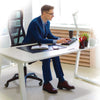 Floortex® Ecotex® Marlon BioPlus Rectangular Polycarbonate Chair Mat for Hard Floors, Rectangular, 45 x 53, Clear Chair Mats - Office Ready