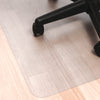 Floortex® Ecotex® Marlon BioPlus Rectangular Polycarbonate Chair Mat for Hard Floors, Rectangular, 46 x 60, Clear Chair Mats - Office Ready