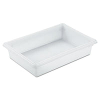 Rubbermaid® Commercial Food/Tote Boxes, 8.5 gal, 26 x 18 x 6, White, Plastic Storage Food Containers - Office Ready