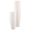 Dart® Single-Sided Poly Paper Hot Cups, 8 oz, White, 50/Bag, 20 Bags/Carton Cups-Hot Drink, Paper - Office Ready