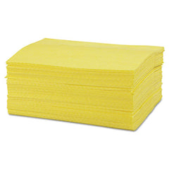 Chix?« Masslinn?« Dust Cloths, 1-Ply, 16 x 24, Unscented, Yellow, 50/Pack, 8 Packs/Carton