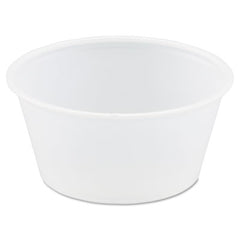 Dart® Polystyrene Portion Cups, 3.25 oz, Translucent, 250/Bag, 10 Bags/Carton