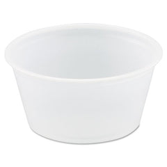 Dart® Polystyrene Portion Cups, 2 oz, Translucent, 250/Bag, 10 Bags/Carton