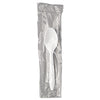 Boardwalk® Mediumweight Wrapped Polypropylene Cutlery, Teaspoon, White, 1,000/Carton Utensils-Disposable Teaspoon - Office Ready