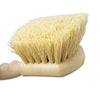 Boardwalk® Utility Brush, Cream Tampico Bristles, 5.5" Brush, 3" Tan Plastic Handle Cleaning Brushes-Scrub - Office Ready