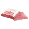Bagcraft Grease-Resistant Paper Wraps and Liners, 12 x 12, Red Check, 1,000/Box, 5 Boxes/Carton Food Wrap-Paper Wrap - Office Ready