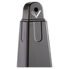 Rubbermaid?« Commercial GroundsKeeper?« Cigarette Waste Collector, Pyramid, 1 gal, 12.25 x 39.75,  Black Freestanding Smokers Urns - Office Ready