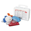 Impact® Bloodborne Pathogen Cleanup Kit, 10 x 7 x 2.5, OSHA Compliant, Plastic Case Blood Cleanup Kits-Biohazard - Office Ready
