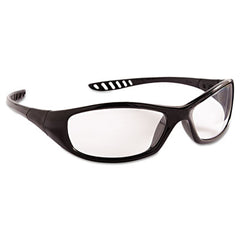 KleenGuard™ Hellraiser* Safety Glasses, Black Frame, Clear Anti-Fog Lens