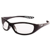 KleenGuard™ Hellraiser* Safety Glasses, Black Frame, Clear Anti-Fog Lens Safety Glasses-Wraparound - Office Ready