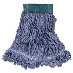 Rubbermaid® Commercial Super Stitch® Blend Mop, Medium, Cotton/Synthetic, Blue, 6/Carton